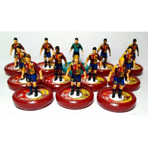 Subbuteo Andrew Table Soccer AS Roma 2001-2002 Champions League kit on RSB Professional Bases